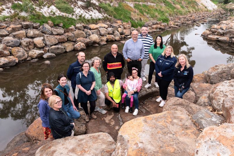 Community celebrates the new Moonee Ponds Creek